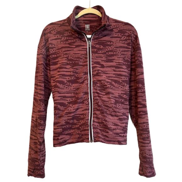 🌴 Title Nine Purple Zip Jacket with Pockets, Size L - Picture 1 of 8